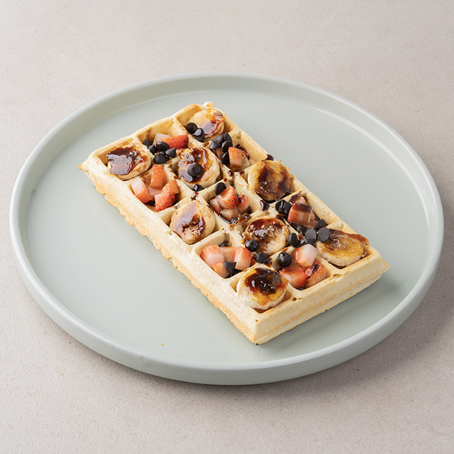 Banana Bread Waffles